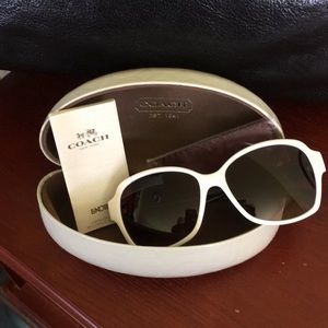 Coach Sunglasses Black and White
